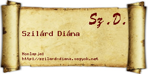 Szilárd Diána névjegykártya